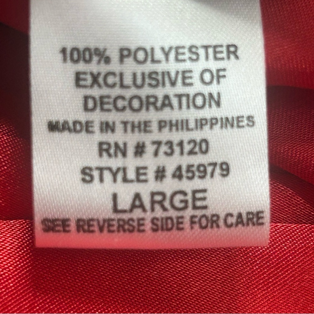 Frederick's Of Hollywood Vintage Red Maxi Slip Dress L Lingerie - Picture 11 of 13